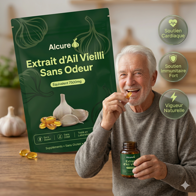 Extrait d'Ail Vieilli 7500mg — Sans Odeur