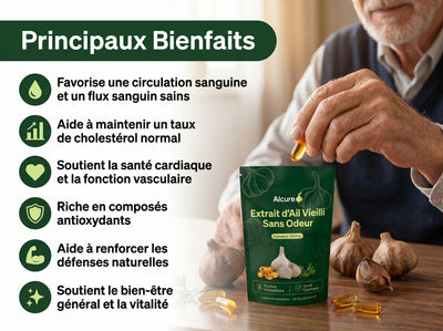 Extrait d'Ail Vieilli 7500mg — Sans Odeur