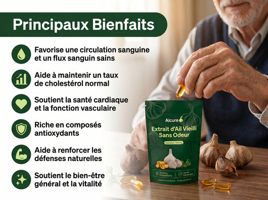 Extrait d'Ail Vieilli 7500mg — Sans Odeur