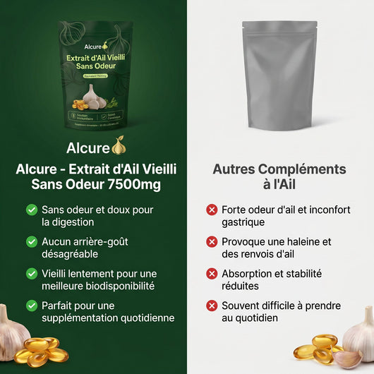 Extrait d'Ail Vieilli 7500mg — Sans Odeur